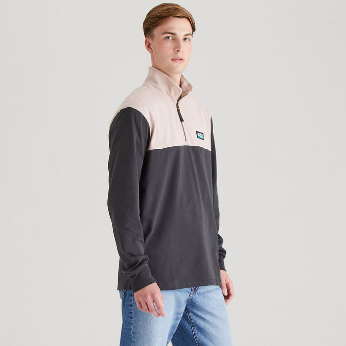 Ridgeline Men's Salthouse Zip Top Shale Multi