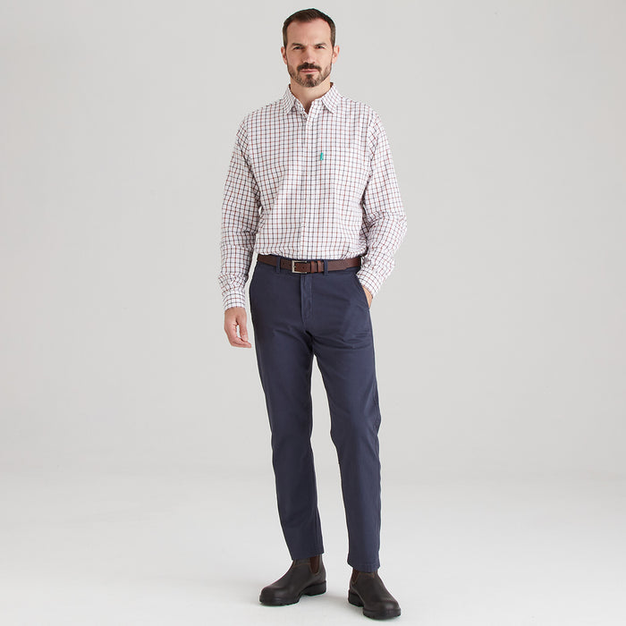 Ridgeline Men's Sedgebrook Shirt Shale & Russet