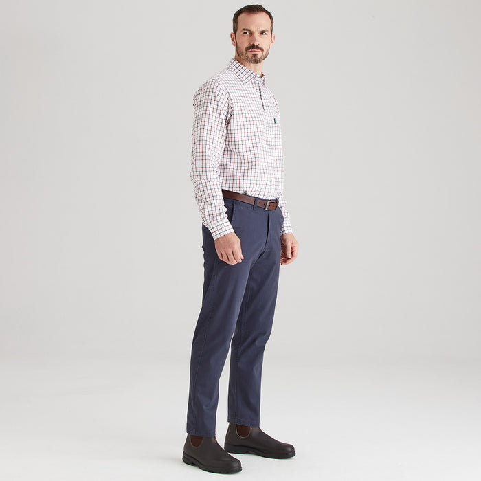 Ridgeline Men's Sedgebrook Shirt Shale & Russet