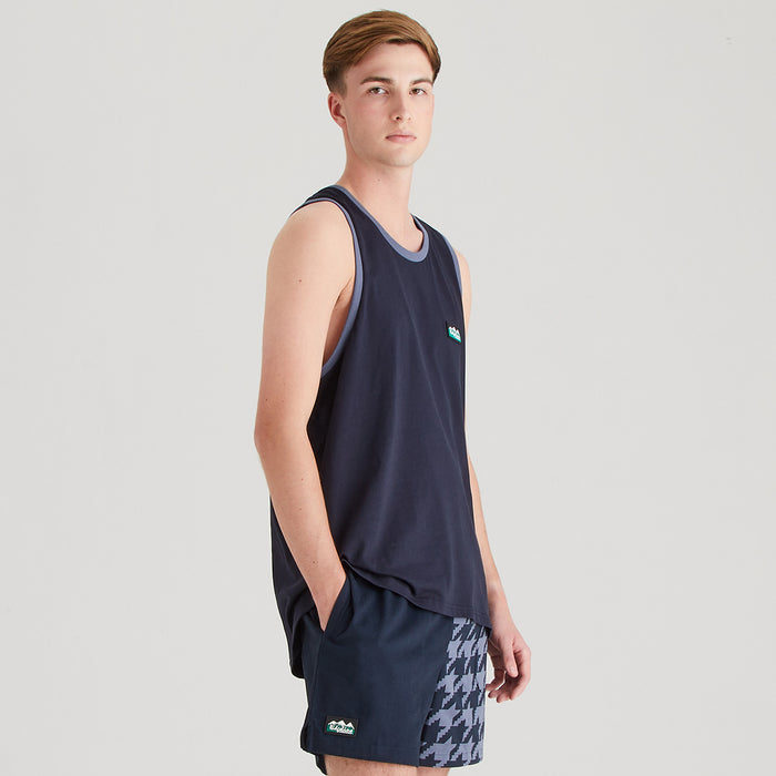 Ridgeline Men's Signature Singlet Navy