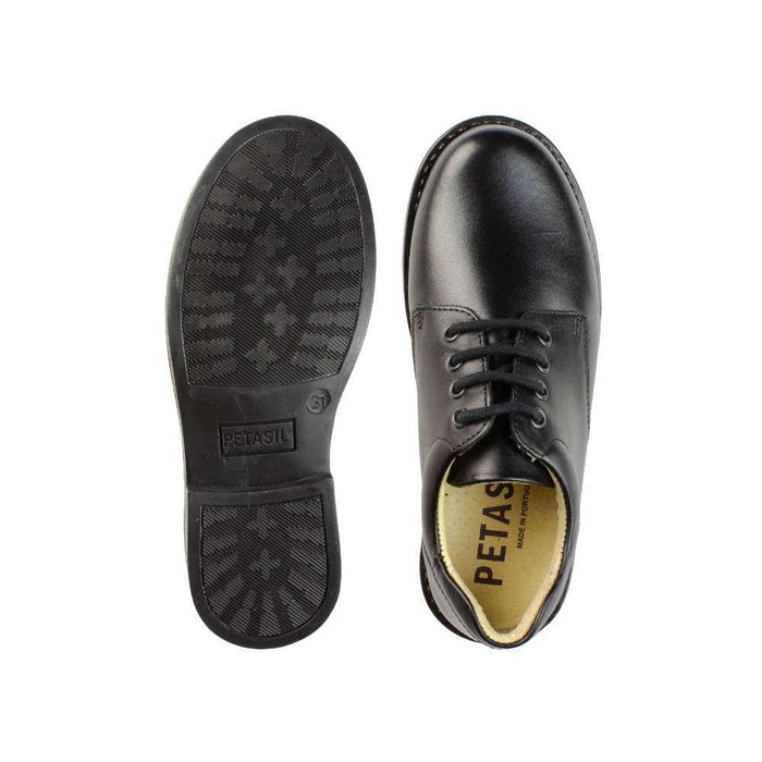 Petasil Marcus Boys Black Shoe