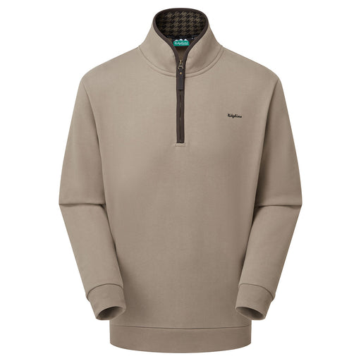 Ridgeline Men's Brancaster 1/4 Zip Top Cashew