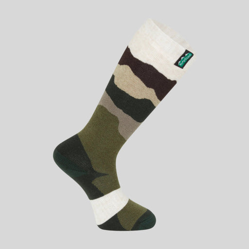 Ridgeline Merino Full Olive Stripe Socks