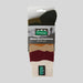 Ridgeline Merino Mid Berry Stripe Socks