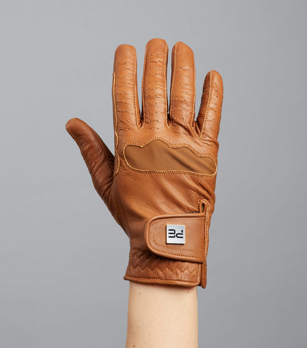 Premier Equine Mizar Leather Riding Glove Tan