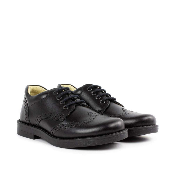 Petasil Moses Boys Black Shoe