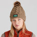 RidgeLine Nordic Fleck Bobble Hat Teak