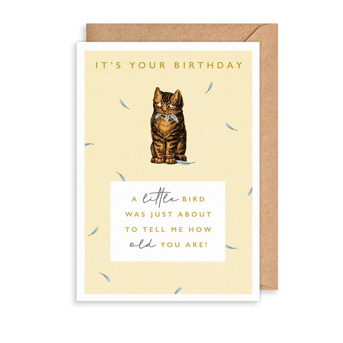 The Art File A Little Bird Card