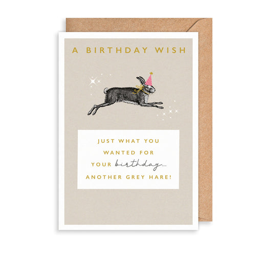 The Art File Another Grey Hare Card