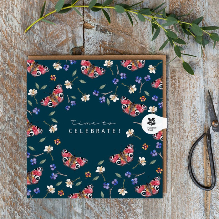 Toasted Crumpet Time To Celebrate Butterfly Card