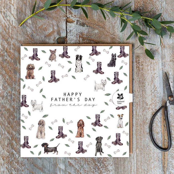 Toasted Crumpet Fathers Day From The Dog Card