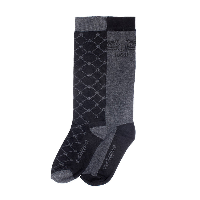 Toggi Mens Nassington Black & Grey Sock 2pk
