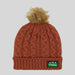 Ridgeline Nordic Fleck Bobble Hat Russet
