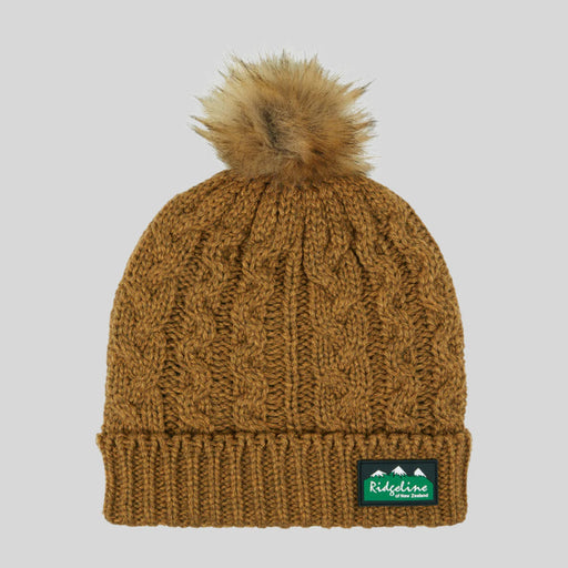 RidgeLine Nordic Fleck Bobble Hat Ochre
