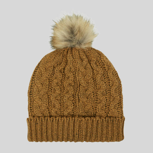 RidgeLine Nordic Fleck Bobble Hat Ochre
