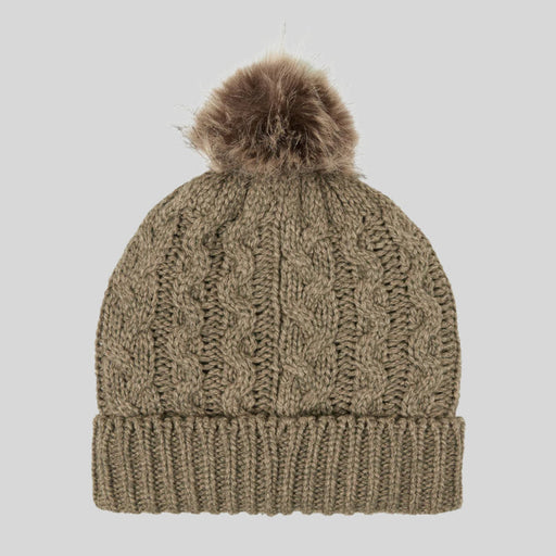 RidgeLine Nordic Fleck Bobble Hat Teak