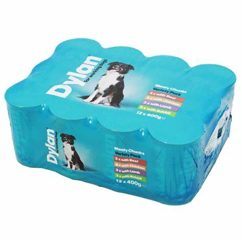 Dylan Meaty Chunks WD Variety Pack 12x400g