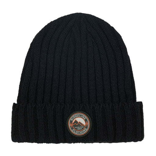 Ridgeline Knitted Beanie Hat Navy