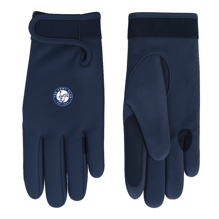 Official Pony Club Riding Gloves Navy