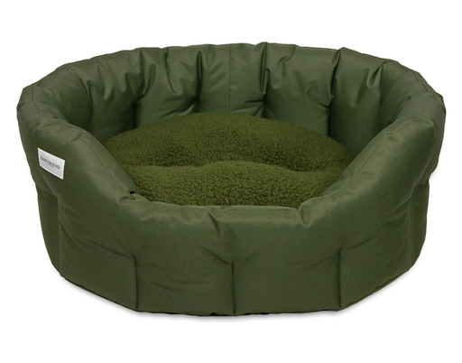 Earth Bound Round WaterProof Bed Forest Green