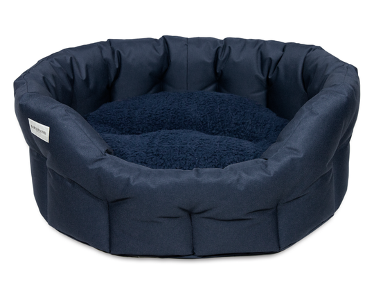 EarthBound Round WaterProof Bed Midnight Blue