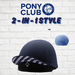 Official Pony Club 2in1 Lycra Hat Silk 