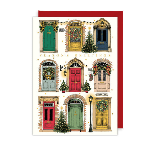 Art File Penny Lane Festive Door Card