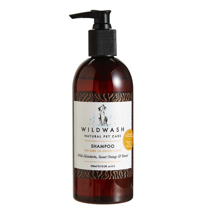 Wild Wash Pet Shampoo Dark Or Greasy Coat 300ml