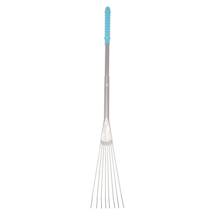 Red Gorilla Big Tidee Metal Rake  - Long Handle Sky Blue - RAKE ONLY