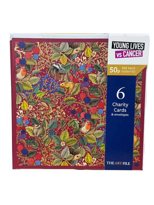 The Art File Christmas Nature Pack-6 Charity Cards