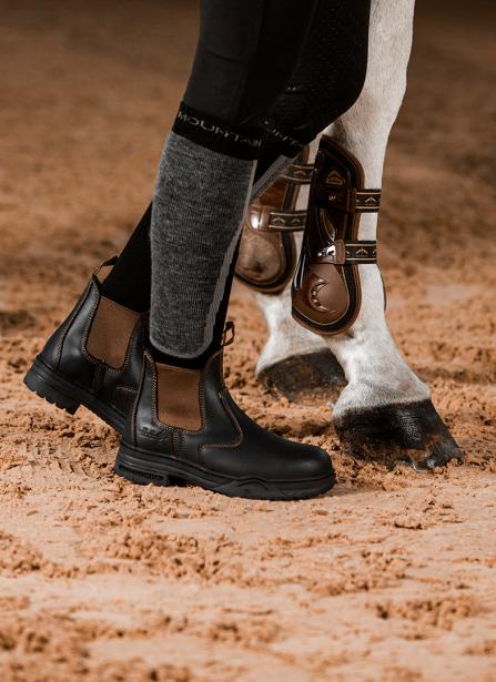 Mountain Horse Protective Jodhpur Boots Brown