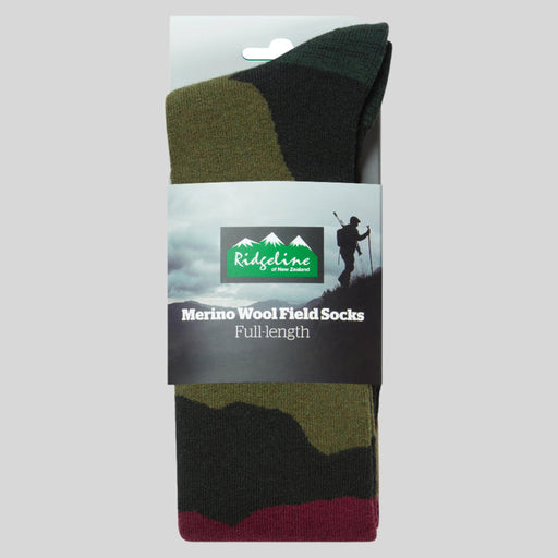 Ridgeline Merino Full Berry Socks