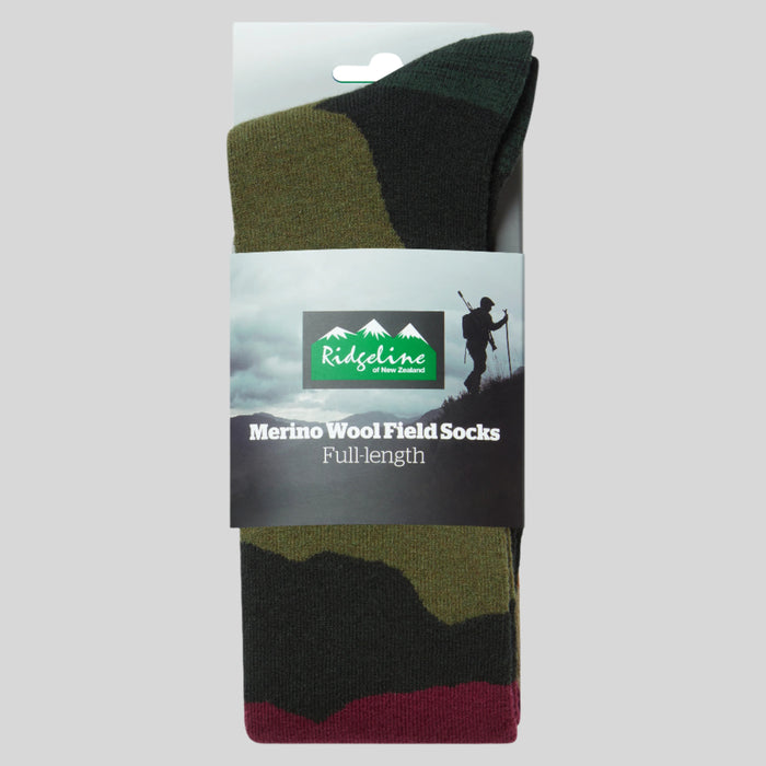 Ridgeline Merino Full Berry Socks