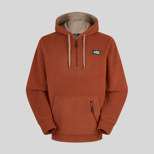 Ridgeline Mens Ballistic Hoodie Russet