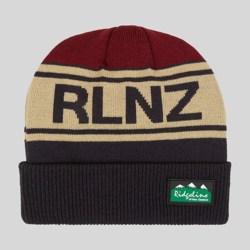 Ridgeline RidgelineNZ Kitted Beanie Hat Navy Multi