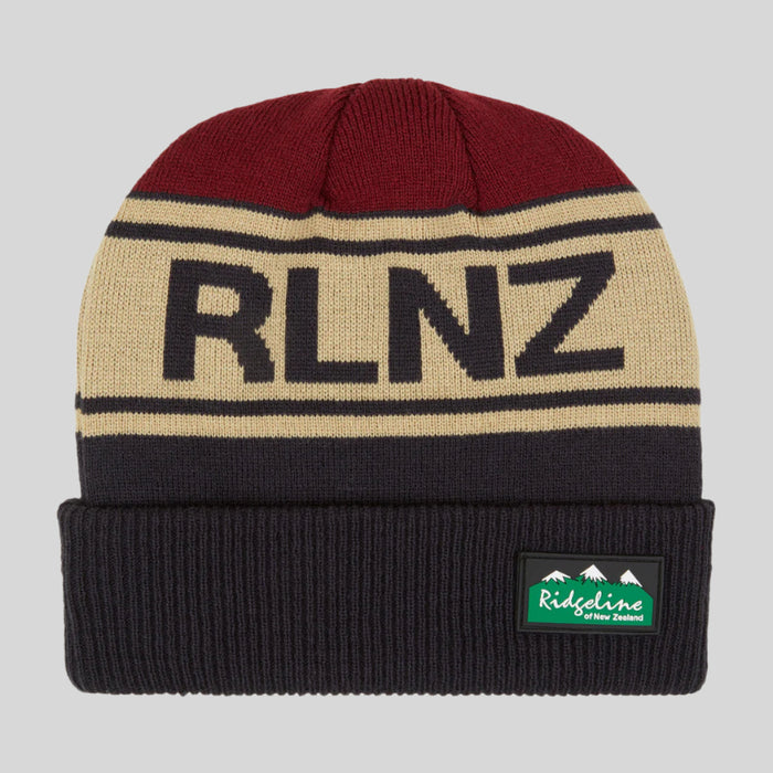 Ridgeline RidgelineNZ Kitted Beanie Hat Navy Multi