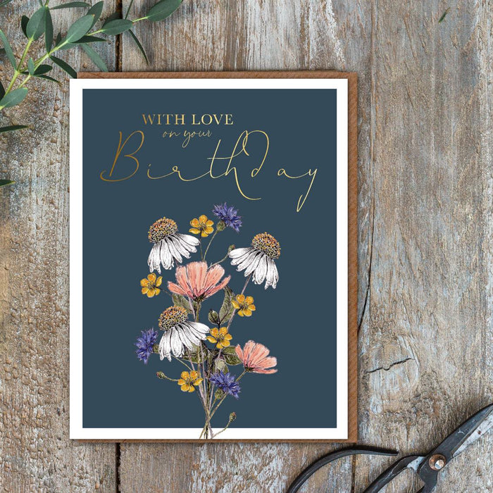 Toasted Crumpet With Love On Your Birthday Card