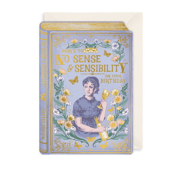 The Art File No Sense & Sensibility Birthday Card