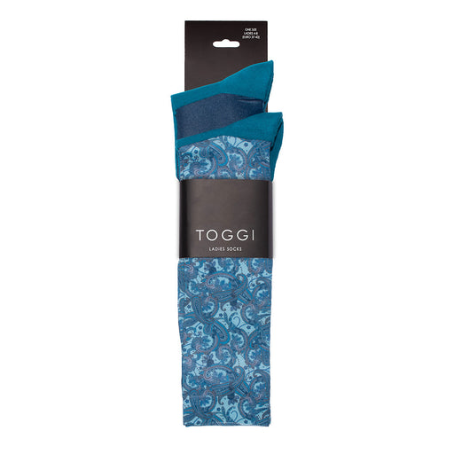 Toggi Womens Ranworth Socks 2pk Teal
