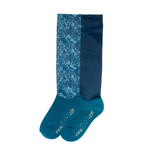 Toggi Womens Ranworth Socks 2pk Teal

