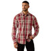 Ariat Hawthorne Long Sleeved Shirt Brick Red Plaid