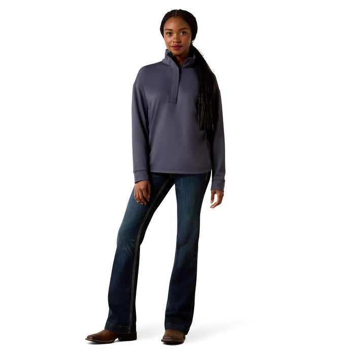 Ariat Women's Breeze 1/2 Zip Sweatshirt Ombre Blue