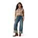 Ariat Billie Jean Shirt White Pepper & Coral Plaid