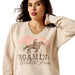 Ariat Women's Victoria Sweatshirt Khaki Heather