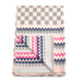 Miss Sparrow Piper Geo Scarf - Pink
