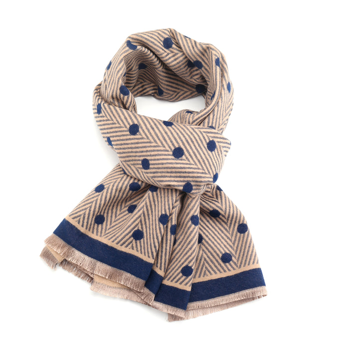 Miss Sparrow Ines Dots Scarf Navy