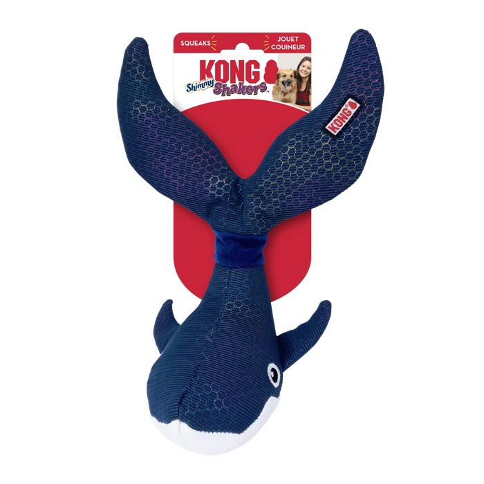 KONG Shakers Shimmy Whale