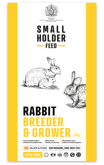 Allen & Page Rabbit Breeder/Grower Pellets 20kg