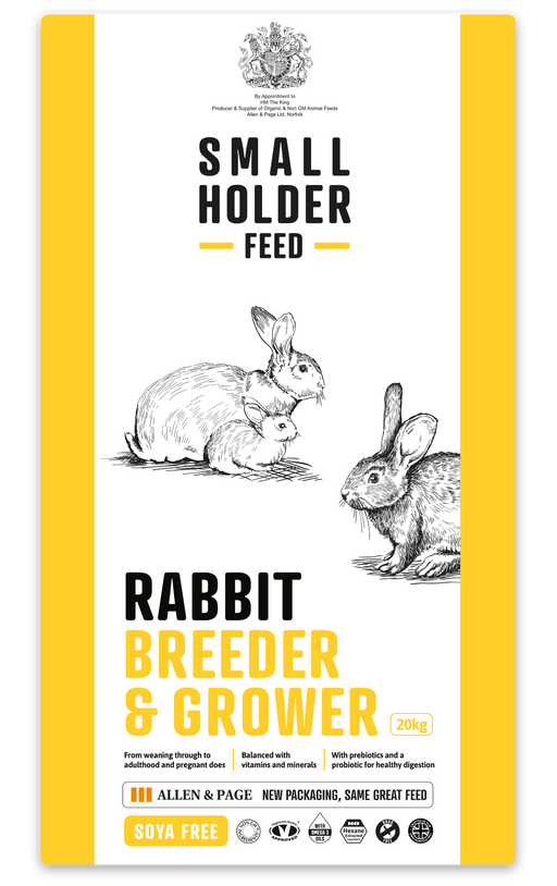 Allen & Page Rabbit Breeder/Grower Pellets 20kg