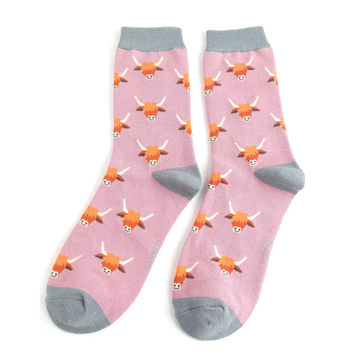 Miss Sparrow Highland Cows Socks